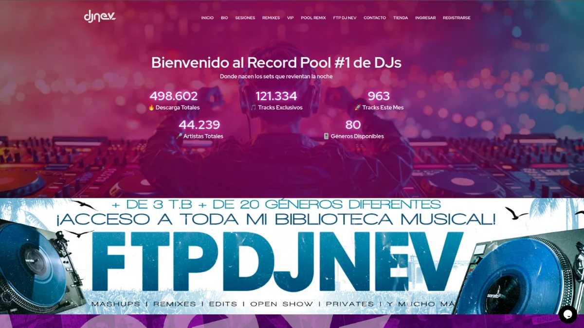 Proyecto Record Pool DJNEV
